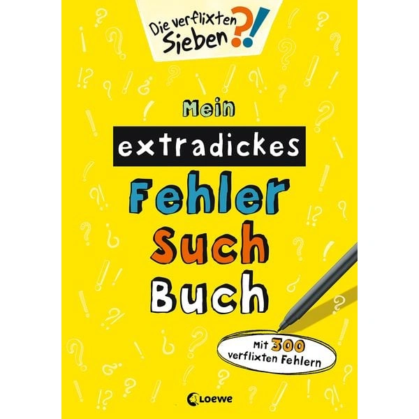 Mein extradickes Fehler-Such-Buch (gelb) Mein extradickes Fehler-Such-Buch (gelb)