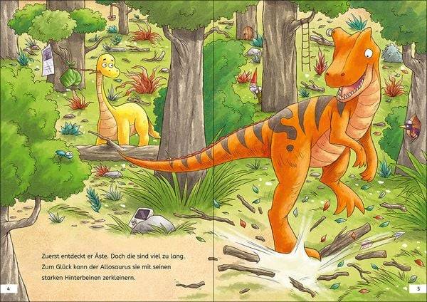 Mein Fehler-Such-Buch - Bei den Dinosauriern