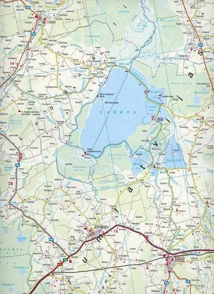 Lettland, Autokarten Set 1:150.000, Top 10 Tips
