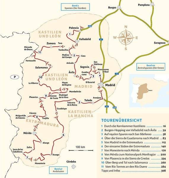 Entdeckertouren mit dem Wohnmobil Zentralspanien Der Westen
