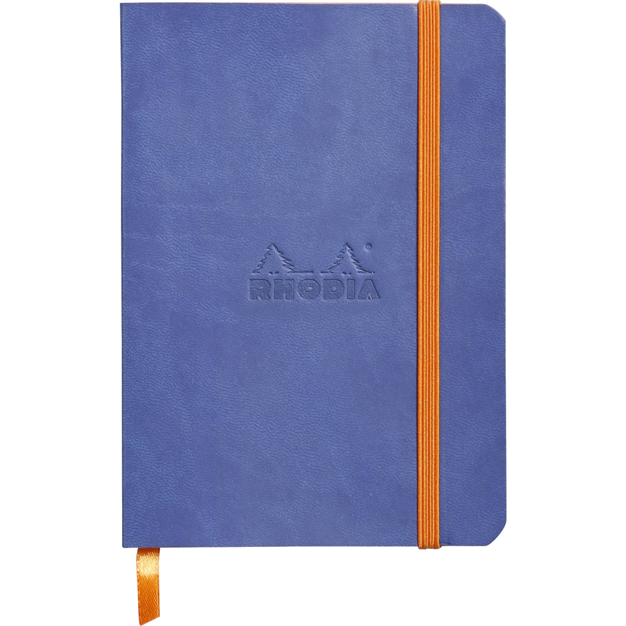 Rhodia flexibles Notizbuch A6 72 Bl dot/punktkariert, Papier 90g, Saphir 117358C
