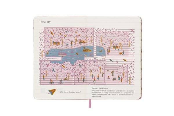 Moleskine Limited Edition Notebook Sakura, Pocket, Ruled, Couple, Hard Cover (5 x 8.25)