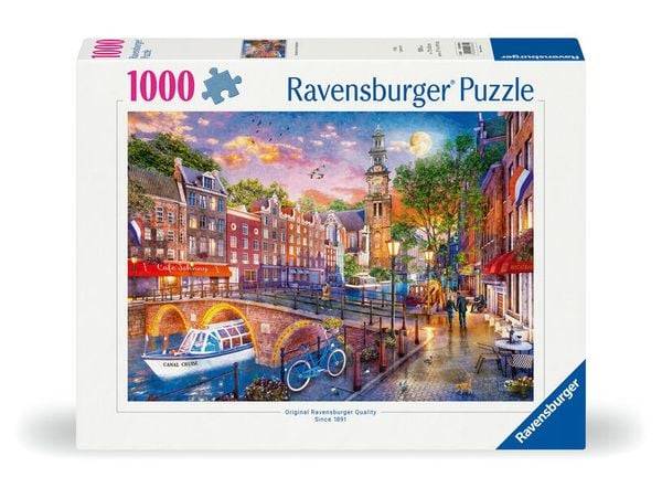 Ravensburger 12000884 - Sonnenuntergang Amsterdam 1000p