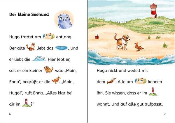 Bildermaus - Sina Seehund hilft ihrem Freund