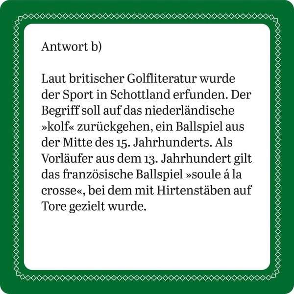 Das Golf-Quiz (Neuauflage)