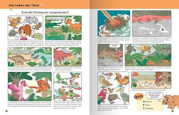 Mein Kinderwissen-Comic – Das Leben auf der Erde (Planet Erde, Pflanzen, Tiere, Der Mensch)