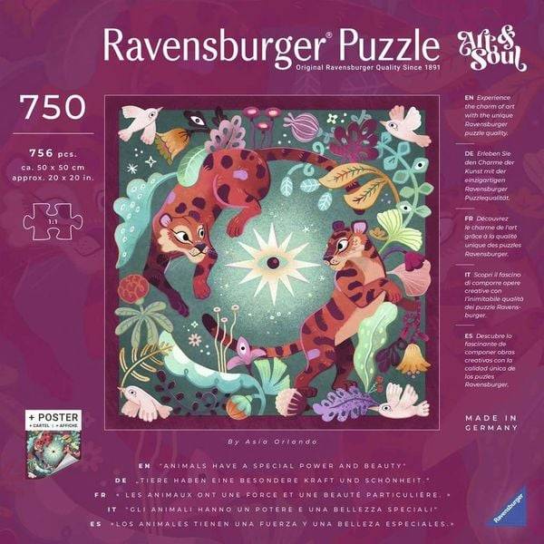 Ravensburger - Art & Soul - Animal Dreams, 750 Teile