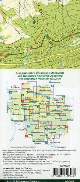 Fränkischer Odenwald 1:20.000
