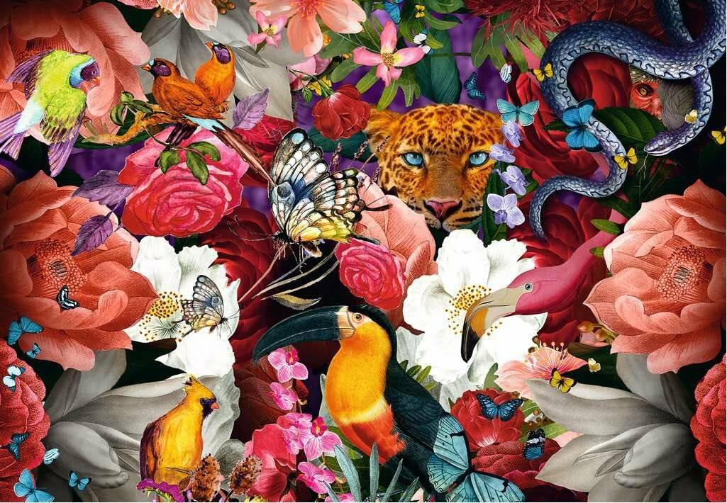 RAVENSBURGER Puzzle Moment: Blumen 300 Teile