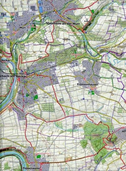 Stuttgart Nordost 1 : 25 000