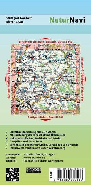 Stuttgart Nordost 1 : 25 000