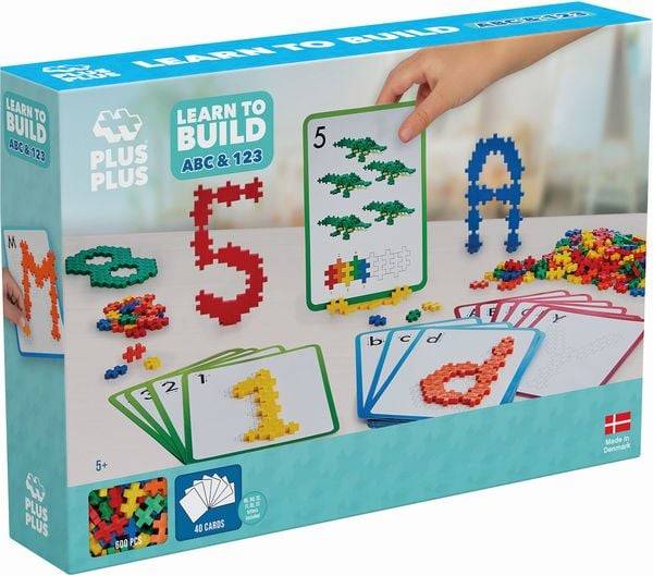 Plus-Plus - 600 Kreativ Bausteine ABC und 123