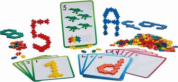 Plus-Plus - 600 Kreativ Bausteine ABC und 123