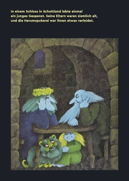 In einem Schloss in Schottland lebte einmal ein junges Gespenst