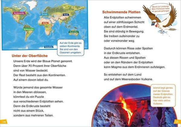 WAS IST WAS Erstes Lesen Doppelband 3.Vulkane/Regenwald