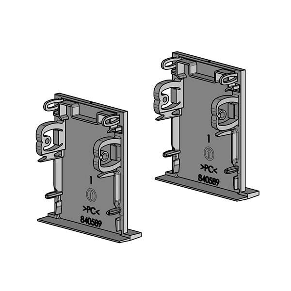 LTS Licht&Leuchten Enddeckel (VE2) LK-Z 045.2 silber