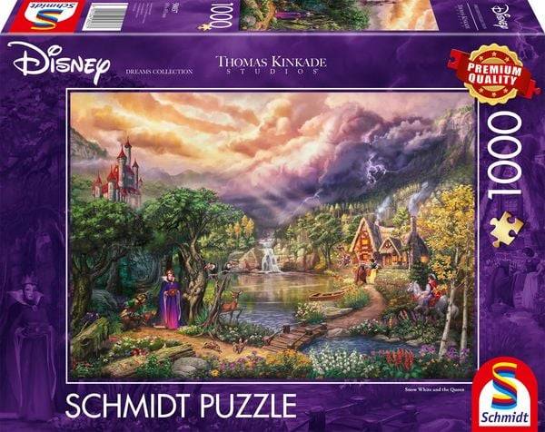 Schmidt Spiele - Thomas Kinkade - Disney Dreams Collection - Snow White and the Queen, 1.000 Teile