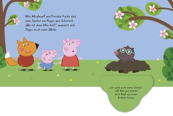 Peppa Pig: Peppa findet einen Schatz - Mein Abenteuer-Klappenbuch