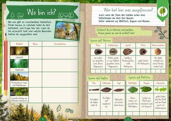 Naturforscher-Kids – Mitmach-Buch für unterwegs