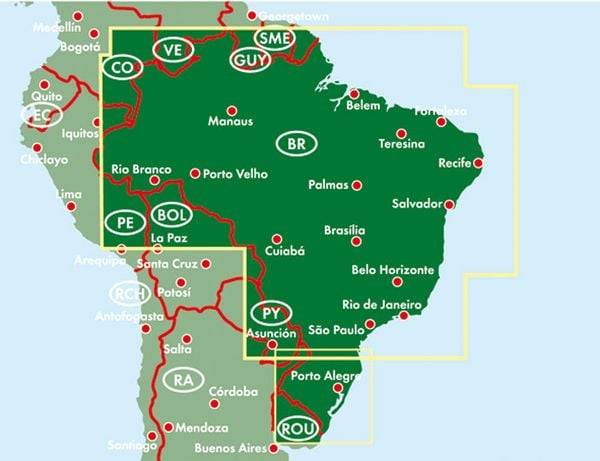 Brasilien 1 : 2 000 000 / 1 : 3 000 000