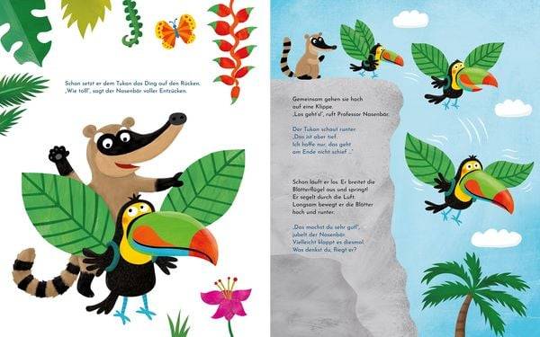 Klein Tukan lernt heut' fliegen