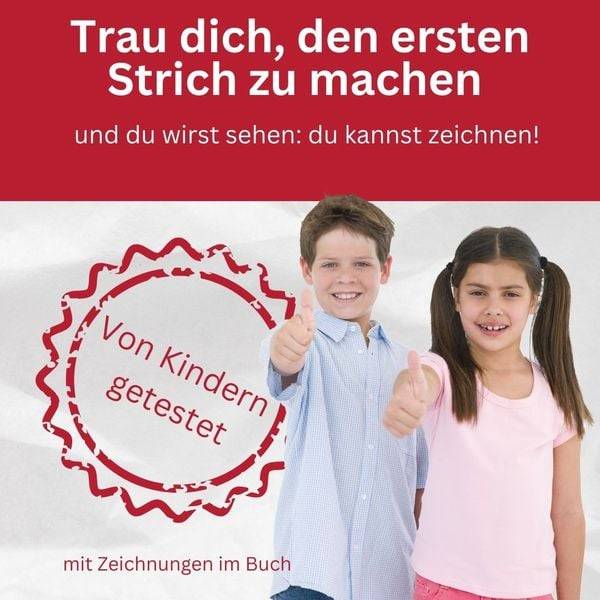 Die Kunst des Zeichnens für Kinder Übungsbuch - Zeichentechniken