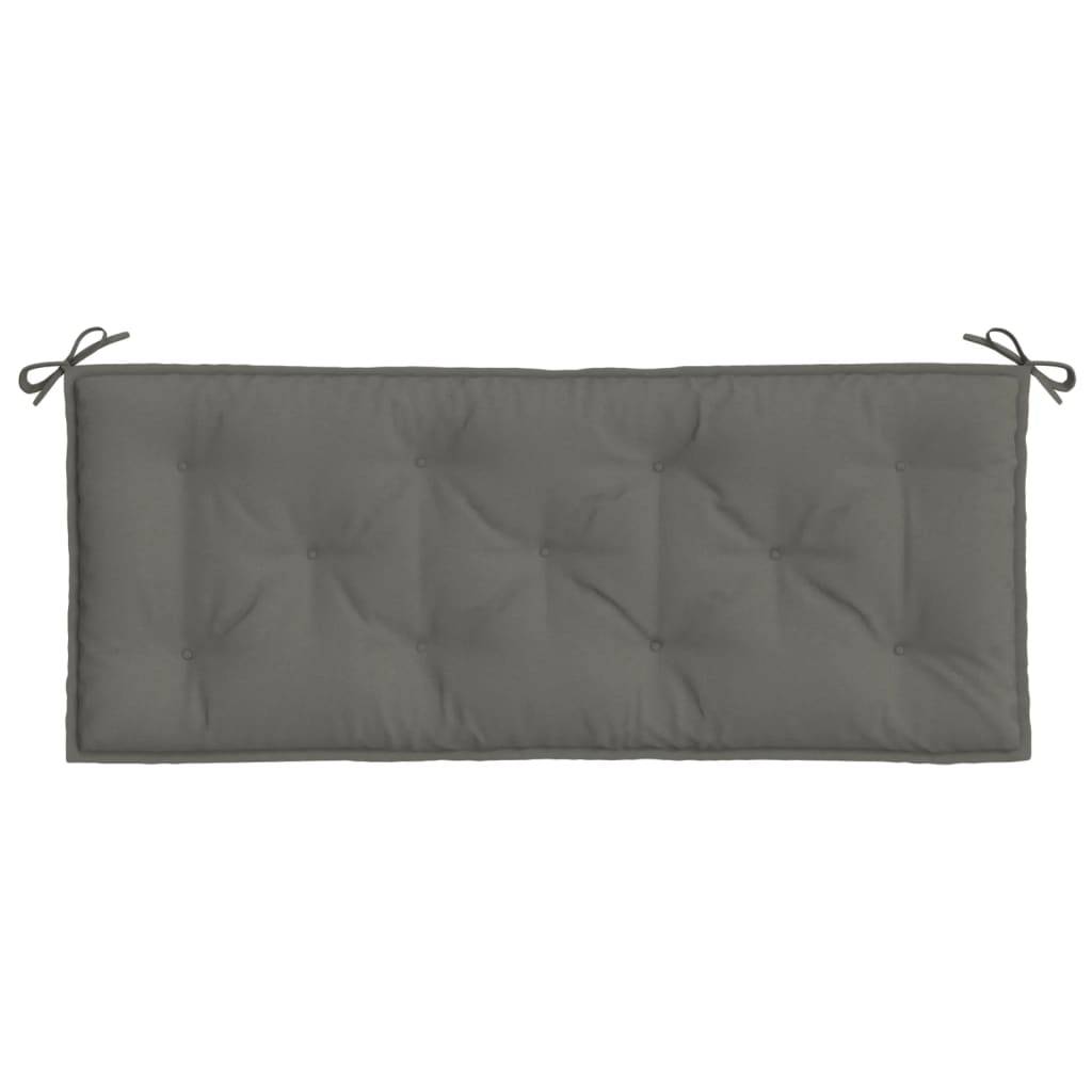 vidaXL Gartenbank-Auflage Melange Dunkelgrau 120x50x7 cm Stoff