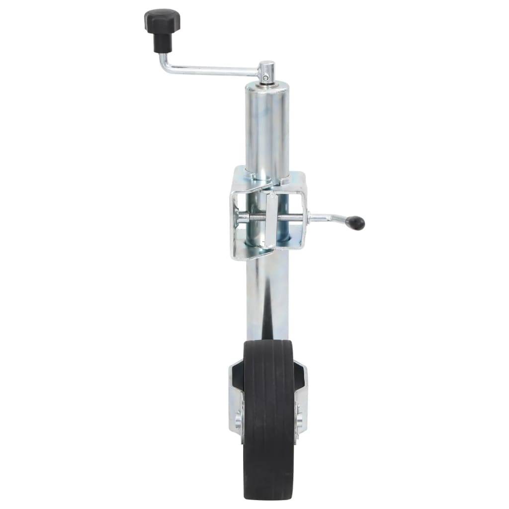 vidaXL Stützrad 60 mm mit 2 Stützrohren und 3 Klemmen