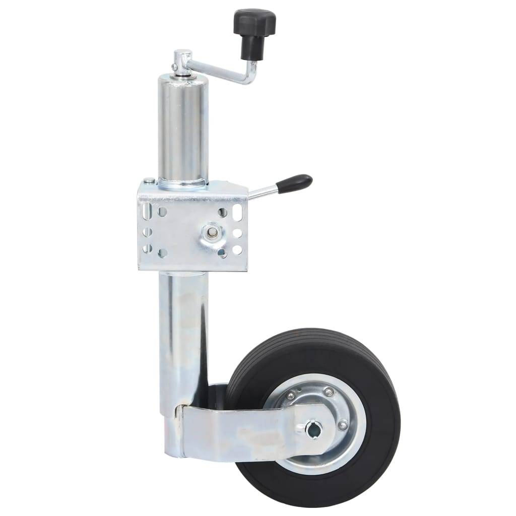 vidaXL Stützrad 60 mm mit 2 Stützrohren und 3 Klemmen