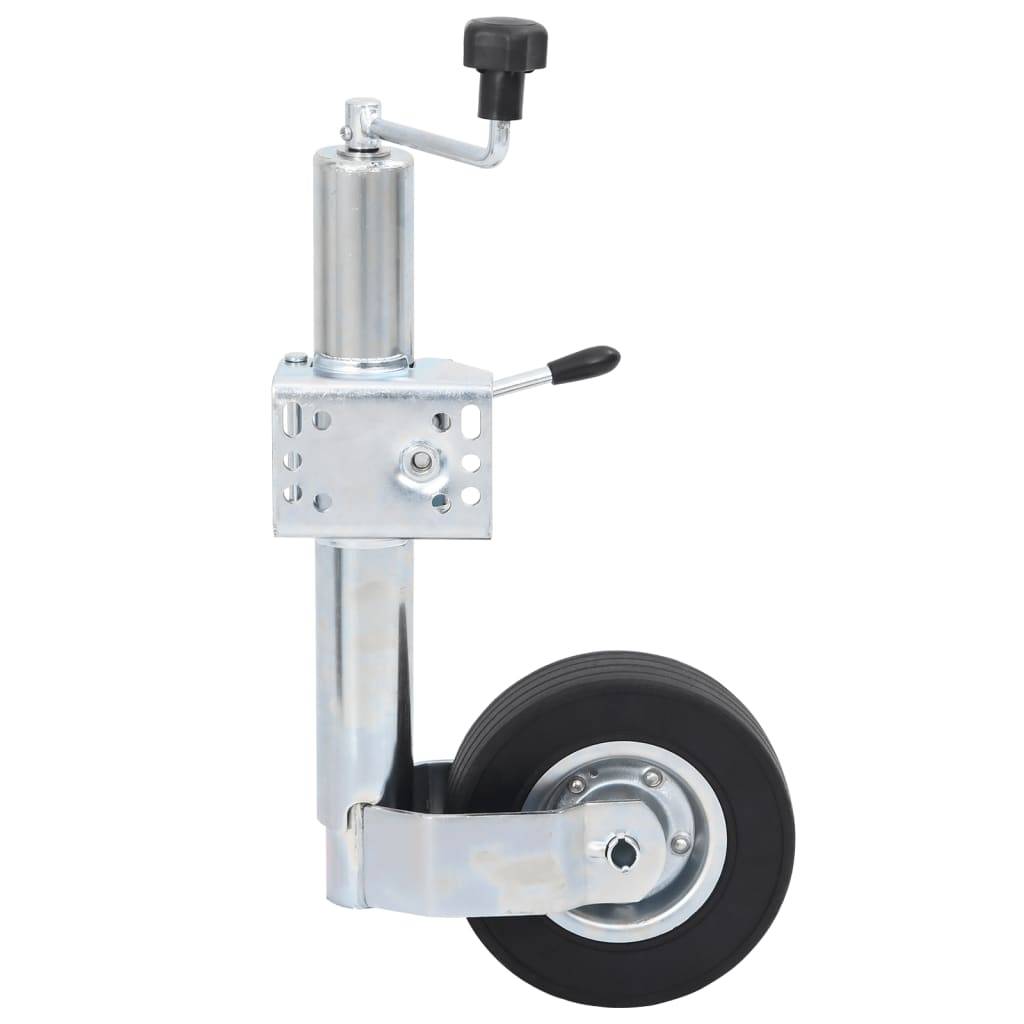 vidaXL Stützrad 60 mm mit Klemme und Unterlegkeilen