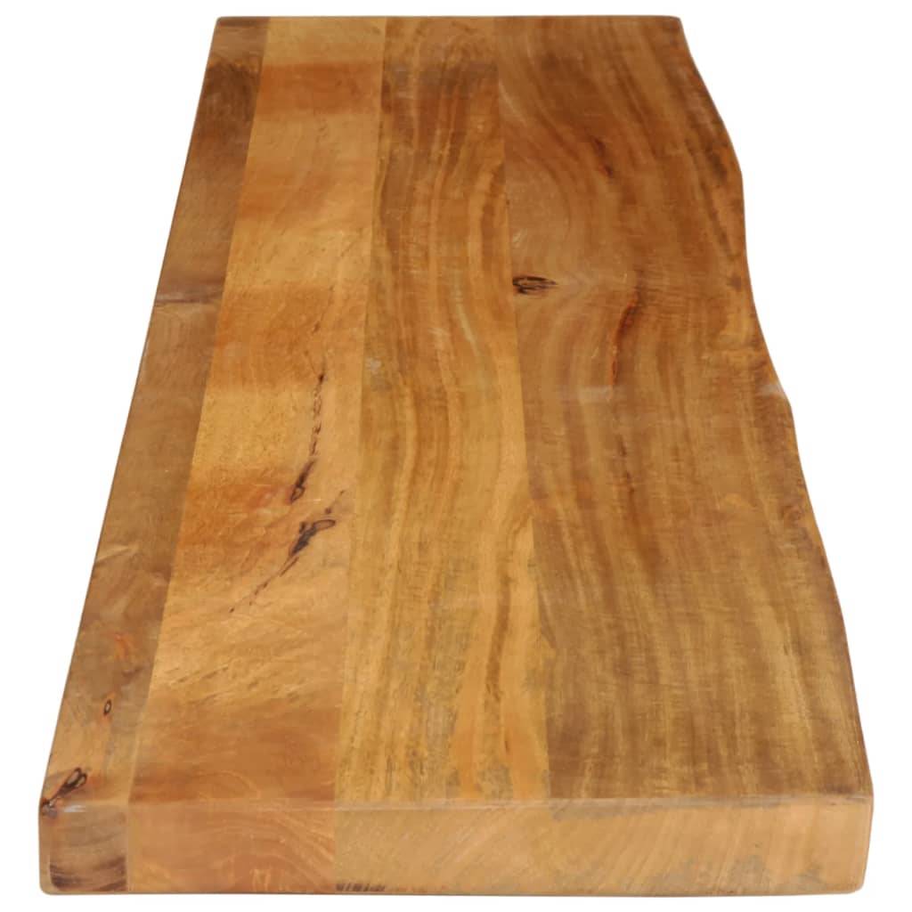vidaXL Tischplatte mit Baumkante 160x30x2,5 cm Massivholz Mango