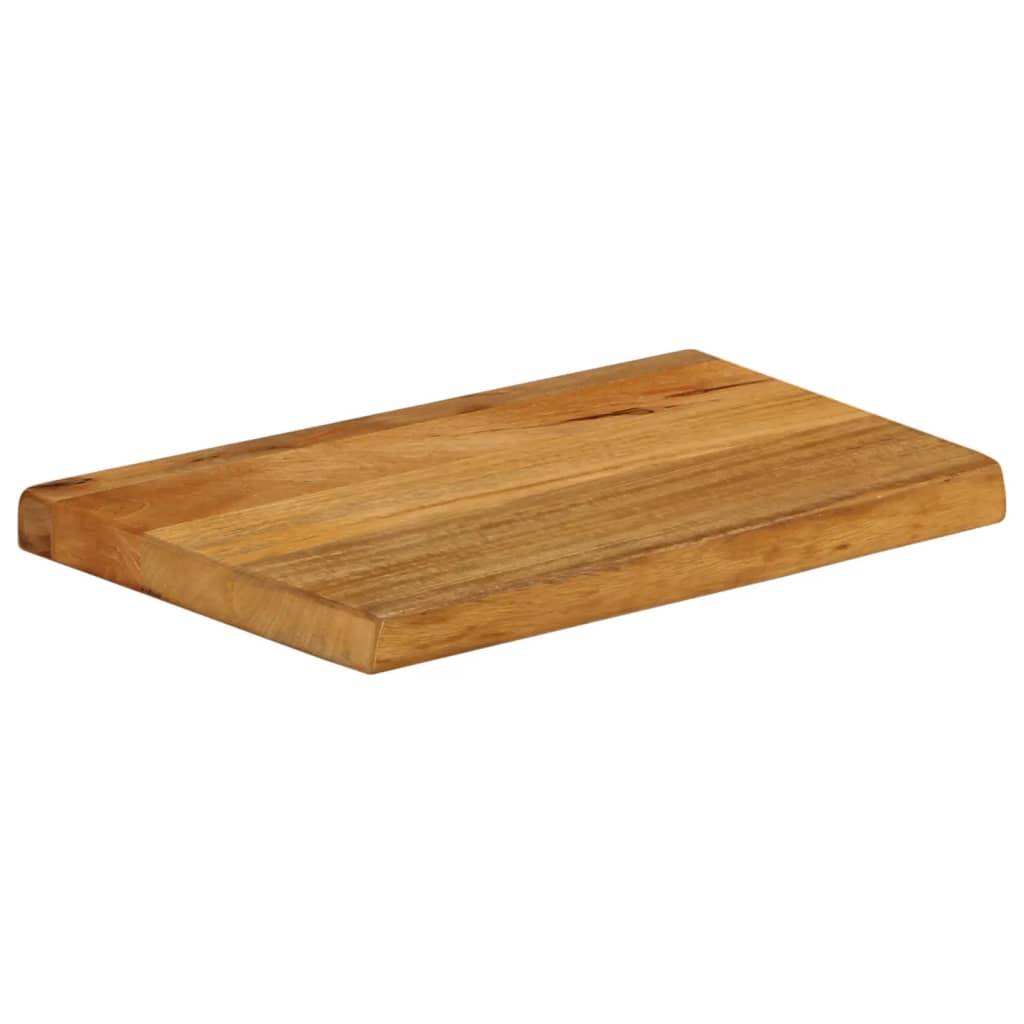 vidaXL Tischplatte mit Baumkante 40x30x3,8 cm Massivholz Mango