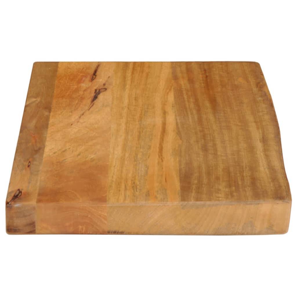 vidaXL Tischplatte mit Baumkante 40x30x3,8 cm Massivholz Mango