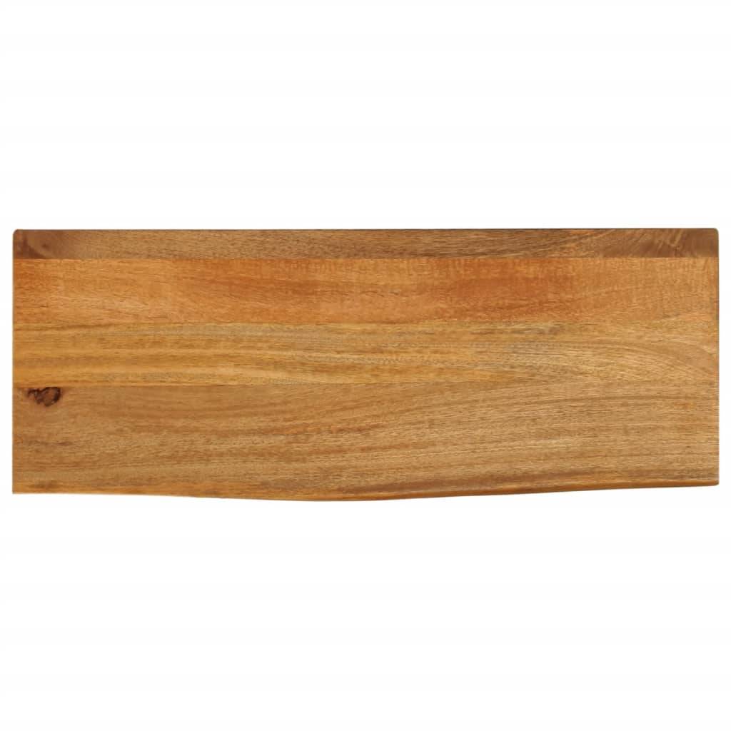 vidaXL Tischplatte mit Baumkante 70x40x3,8 cm Massivholz Mango