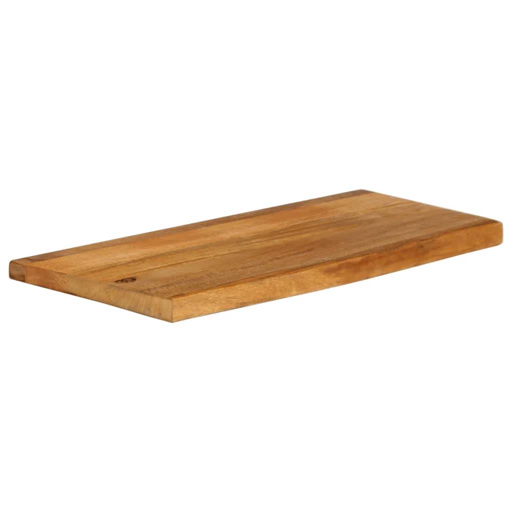 vidaXL Tischplatte mit Baumkante 70x40x3,8 cm Massivholz Mango