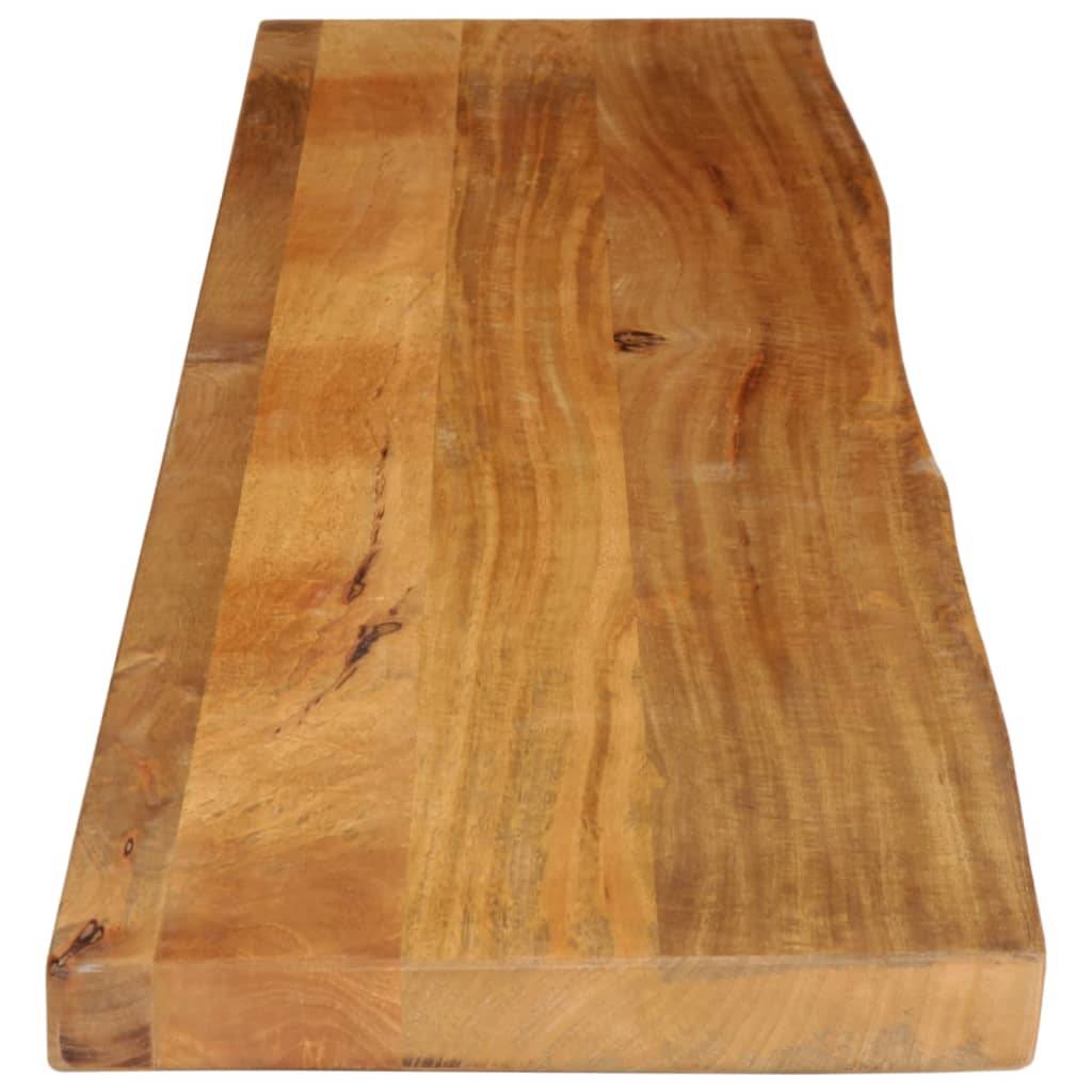 vidaXL Tischplatte mit Baumkante 180x40x3,8 cm Massivholz Mango