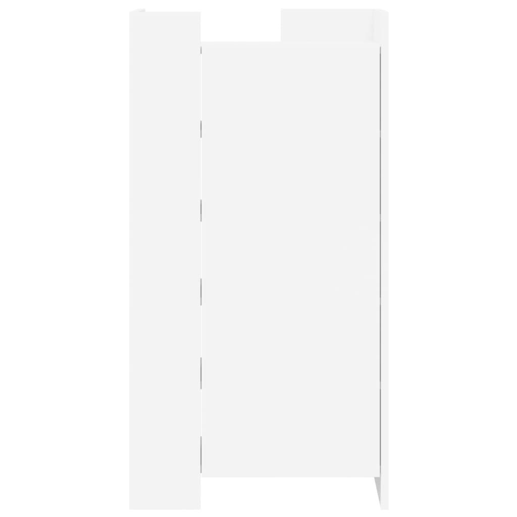 vidaXL Schuhschrank Weiß 52x37,5x100 cm Holzwerkstoff