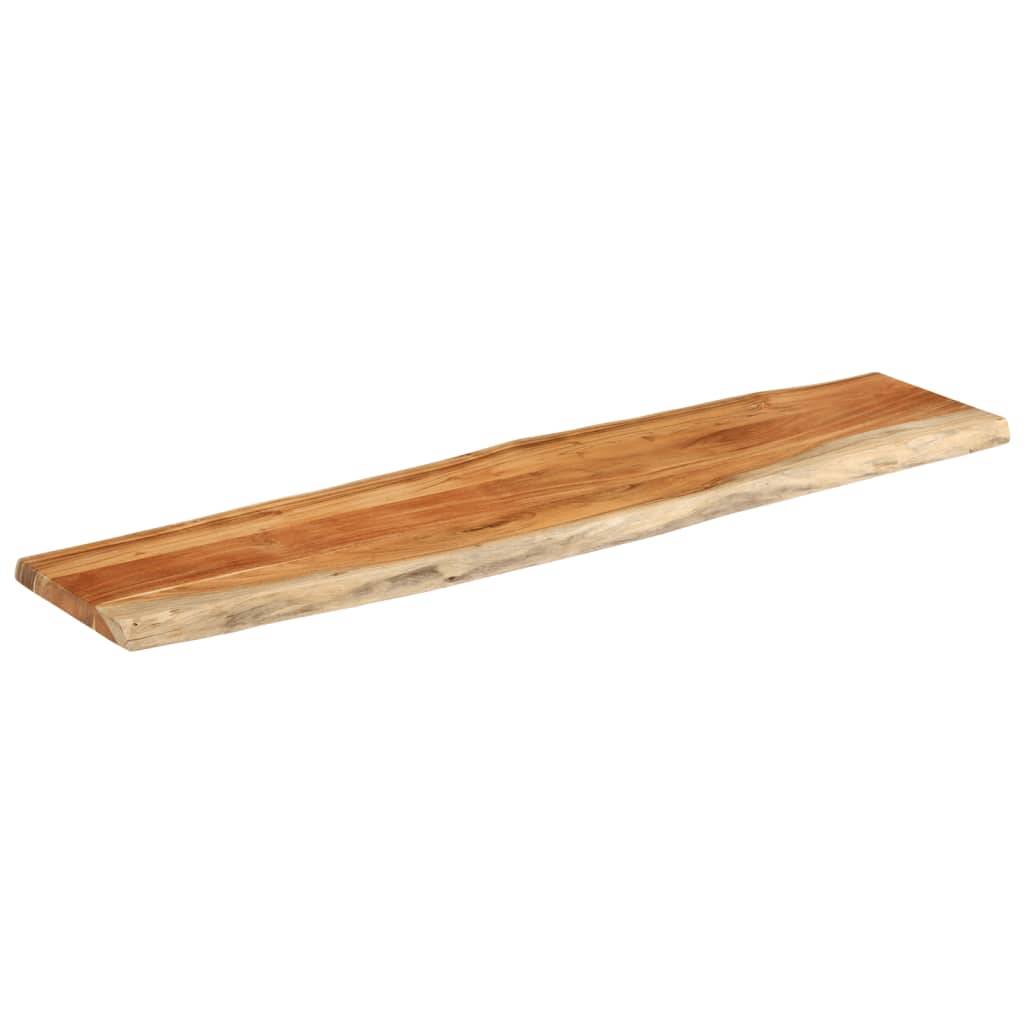 vidaXL Tischplatte 180x40x3,8cm Rechteckig Massivholz Akazie Baumkante