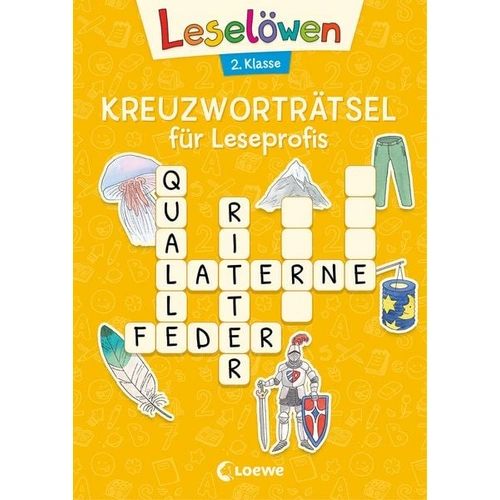 Leselöwen Kreuzworträtsel für Leseprofis - 2. Klasse (Sonnengelb) Leselöwen Kreuzworträtsel für Leseprofis - 2. Klasse (Sonnengelb)
