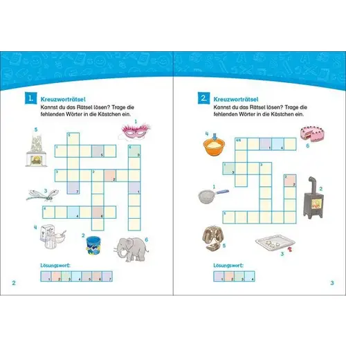 Leselöwen Kreuzworträtsel für Leseprofis - 2. Klasse (Sonnengelb) Leselöwen Kreuzworträtsel für Leseprofis - 2. Klasse (Sonnengelb)