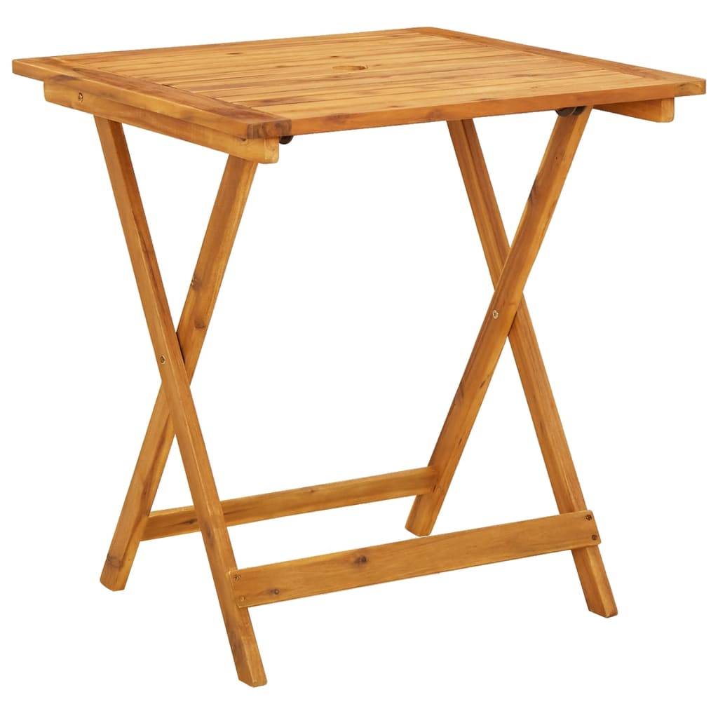 vidaXL 3-tlg. Bistro-Set Beige Polypropylen und Massivholz