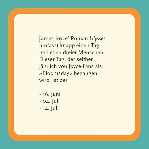 Literarisches Quiz (Neuauflage)