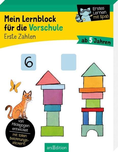 Mein Lernblock für die Vorschule – Erste Zahlen