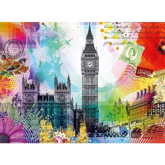 RAVENSBURGER Puzzle Postkarten aus London 500 Teile