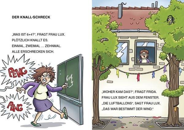 Leselöwen 1. Klasse - Ein Gespenst auf dem Schulhof (Großbuchstabenausgabe)