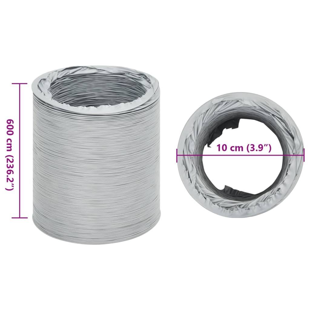 vidaXL Abluftschlauch PVC 6 m Ø10 cm