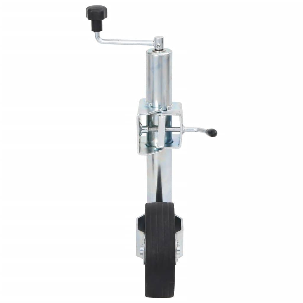 vidaXL Stützrad 60 mm mit 2 Stützrohren und 3 Klemmen