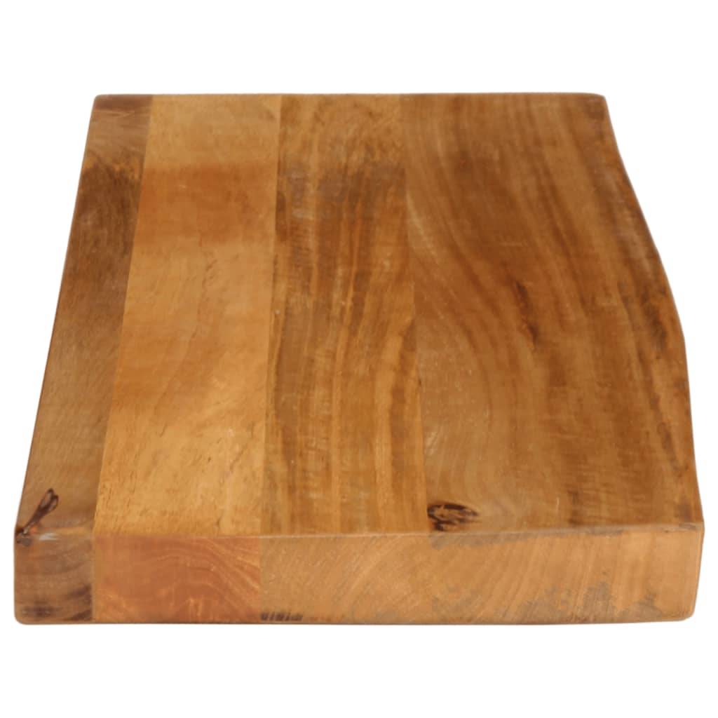 vidaXL Tischplatte mit Baumkante 70x20x2,5 cm Massivholz Mango
