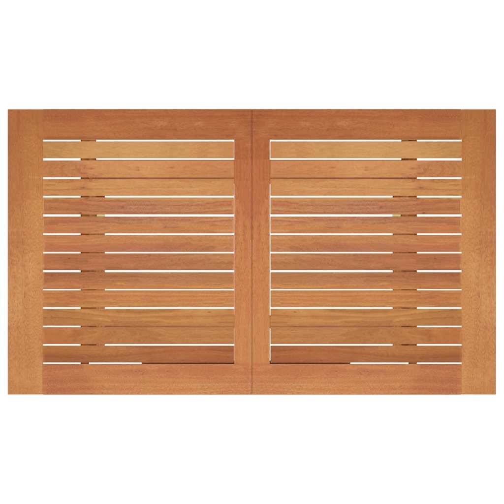 vidaXL Gartentisch Klappbar 120x70x75 cm Massivholz Eukalyptus
