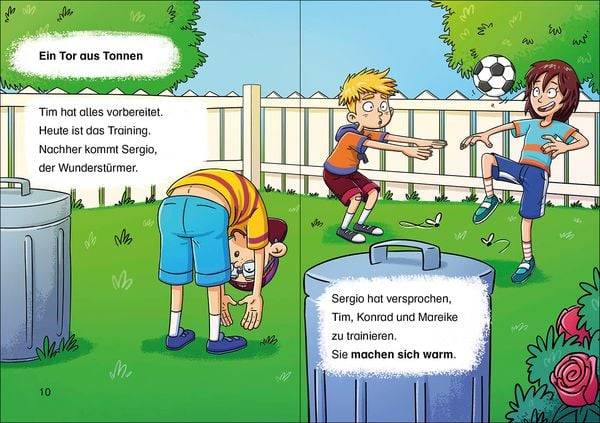 Leselöwen 1. Klasse - Anpfiff für den Wunderstürmer!